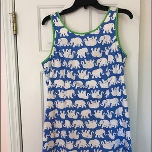 Blue elephant Lilly Pulitzer Dress